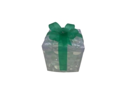 Caixa De Presente Decorativa De Natal Brilhante Com Laço, Caixa De Luzes De Natal Para Iluminação Externa, Árvore De Natal E Festa. Hengjian