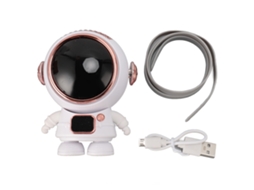 Portable Neck Fan Turbine Blade 5 Speeds Cartoon Spaceman Hanging