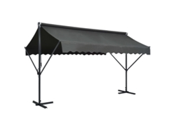 Vidaxl Toldo De Pé 400x300 Cm Antracite