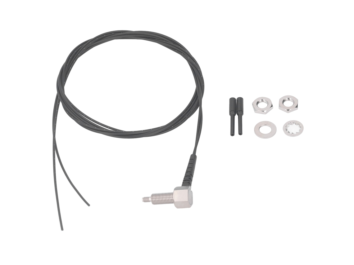 Sensor óptico fibra reflexivo probe cable com rosca m6 0 830mm componente eletrônico S/MARCA