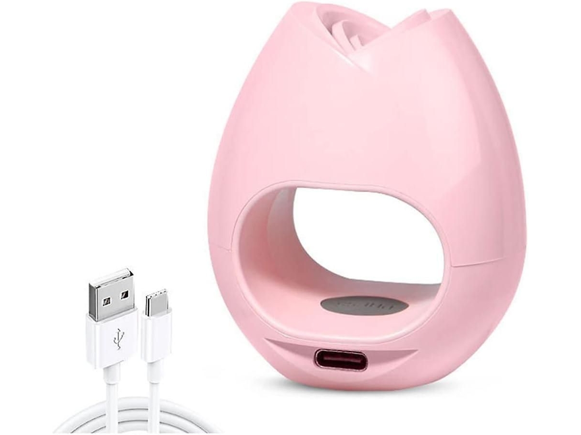Secador de Unhas Led Uv, Mini Lâmpada Gel Usb Rosa 16w Portátil para Manicure Esmalte Gel, Acessórios D e Ferramentas Arte GOKOCO