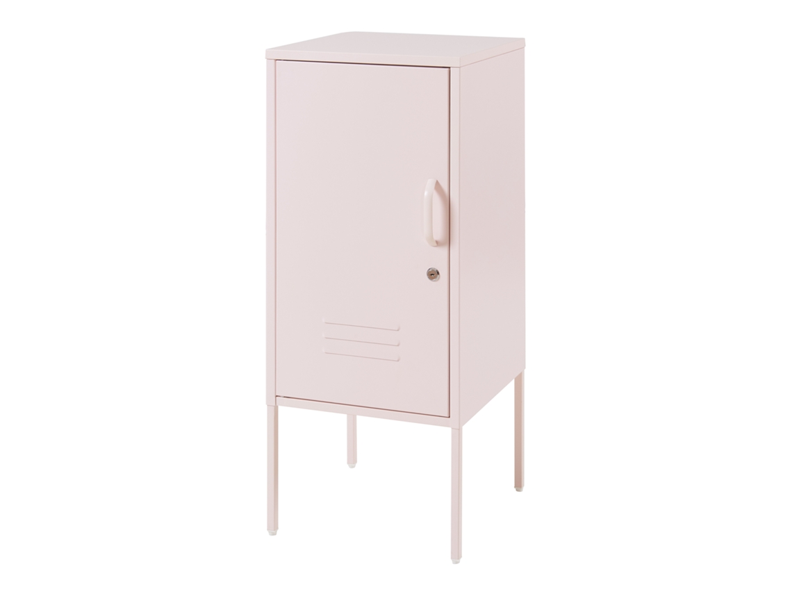 Hausjärvi Mesa de cabeceira com porta 82x35x35 cm Rosewood [EN.CASA]