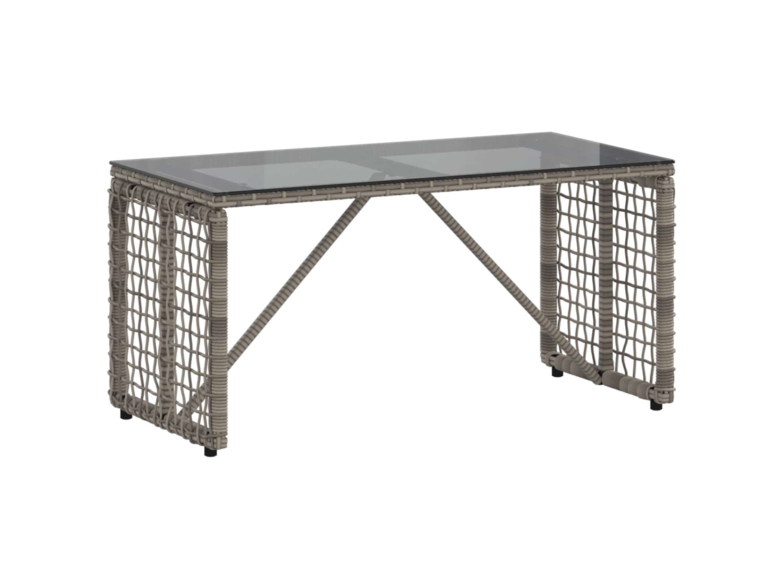 Maison Exclusive - Mesa De Exterior Cinza E Preto 80 X 40 X 40 Cm