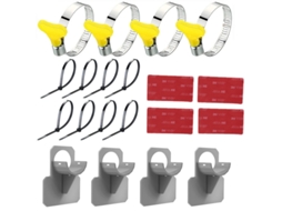 Abraçadeiras Cabo, Suporte Para Mangueira De Piscina Pcs, Acessórios Tubulares Para Piscina, Acessórios Para Piscina, Abs, Aço, Para Rede Wi-fi