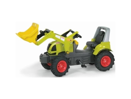 Trator Claas Arion ROLLYTOYS Trac Lader com Rodas Pneumáticas