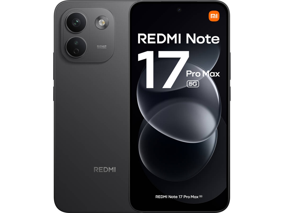 Smartphone XIAOMI Redmi Note 17 Pro Max 5G (6.83'' - 8 GB - 512 GB - Preto)