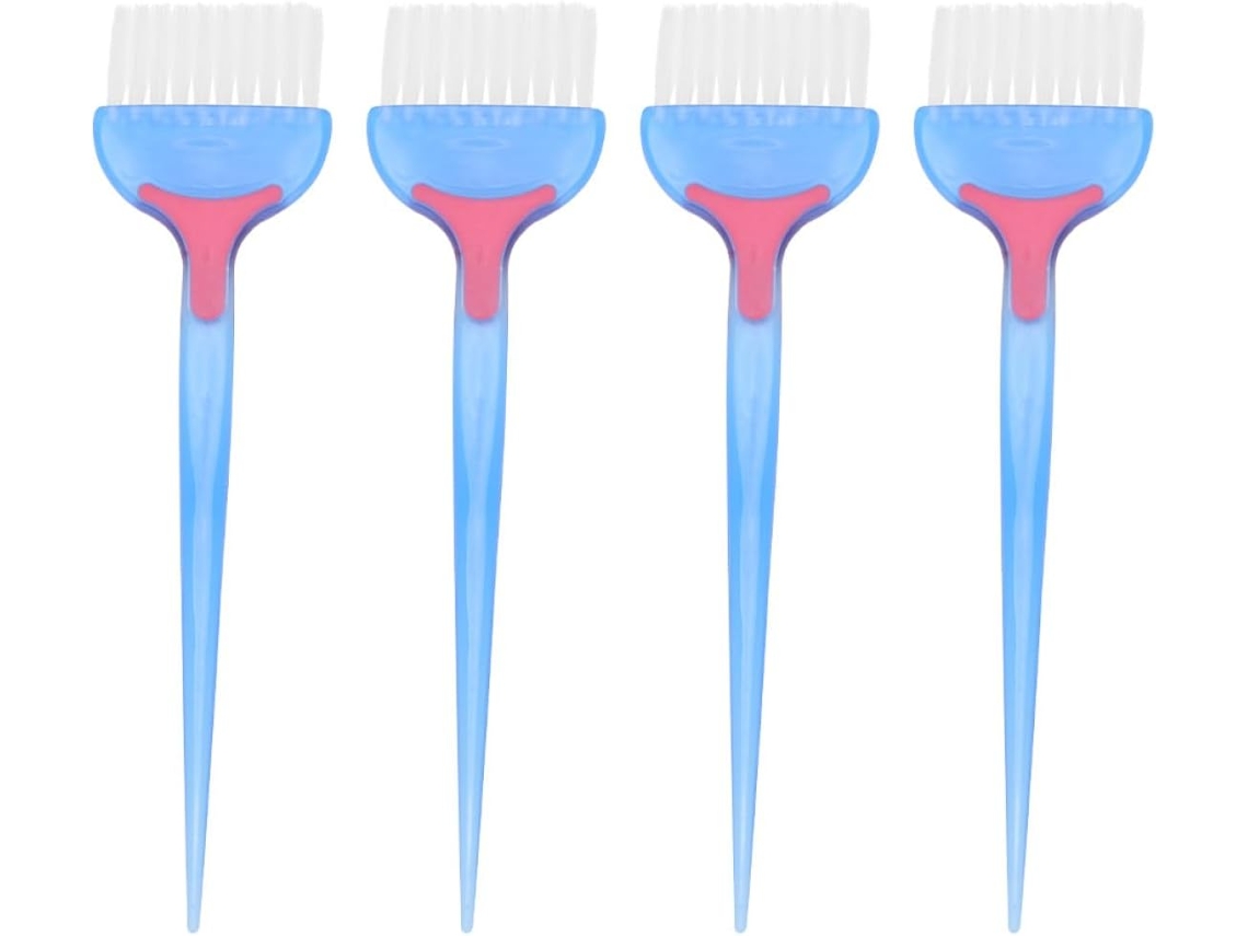 Conjunto De 4 Pincéis Para Coloração Capilar, Tamanho Padrão, Para Uso Profissional E Doméstico Em Salões De Beleza