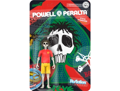 Figura Super7 POWELL PERALTA Steve Steadham Del Mar Reação 3.75 Figura