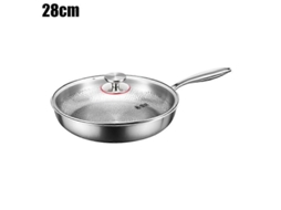 Panela De Titânio Com Padrão Martelado, Resistente À Corrosão, Base Espessa, Compatível Com Todos Os Fogões