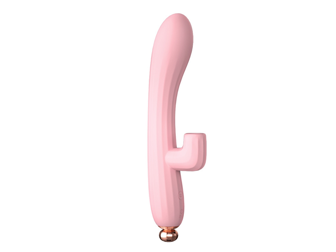 Vibrador De Suco Ajustvel 2 Em 1 Com 10 Modos De Vibrao Para Mulheres (rosa) Yizhood