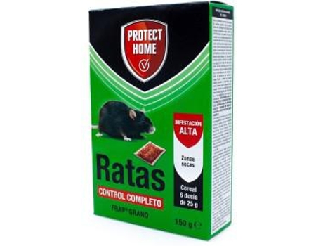 Ratas Frap Cereales Protect Home Raticida Especial Zonas Secas 150 Grs.
