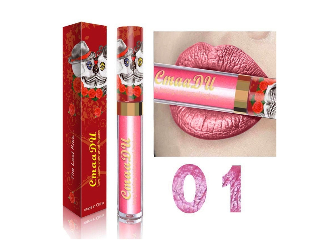 Pintalabios De Perla De Larga Duración Bálsamo Cremoso Hidratante Brillo Labial Maquillaje Cosmético (01)