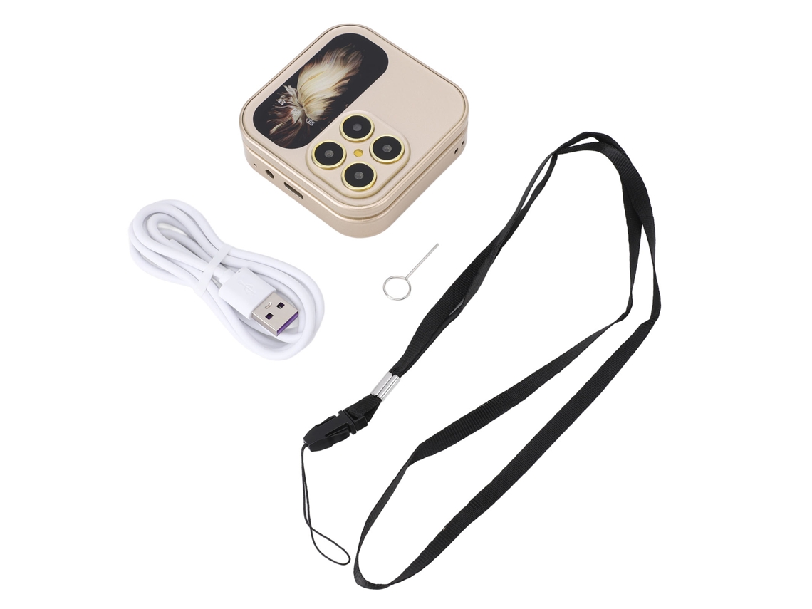 Telefone Flip Mini Laxiscreed 2g Com Rádio Fm E Lanterna Led, Compacto E Prático