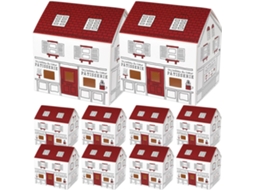 10 Caixas De Papel Em Formato Casa Para Doces, Criativas E Exclusivas Para Guardar Pequenos Objetos Levar Guloseimas