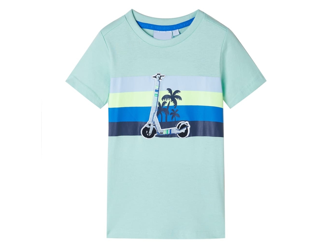 T-shirt Infantil Menta-claro 140