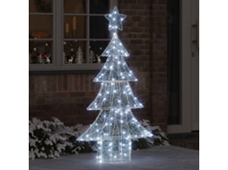 Vidaxl Árvore De Natal 160 Led Branco Frio 150 Cm Acrílo