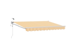 Conjunto 1 Toldo Elétrico Vidaxl Amarelo Poliéster (3 X 2,5 M)