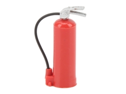 Extintor De Incêndios Rc Simulação Plástico Decorativo Para Carros Rc Axial Scx24 1/18 1/24 Vermelho