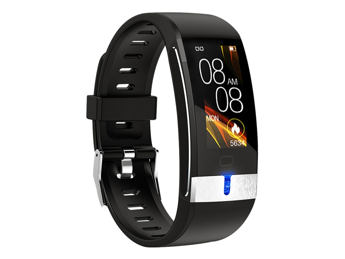 Pulseira Inteligente E88 Monitor De Temperatura Ecg Contador De Passos Multifuncional Relógio Sport
