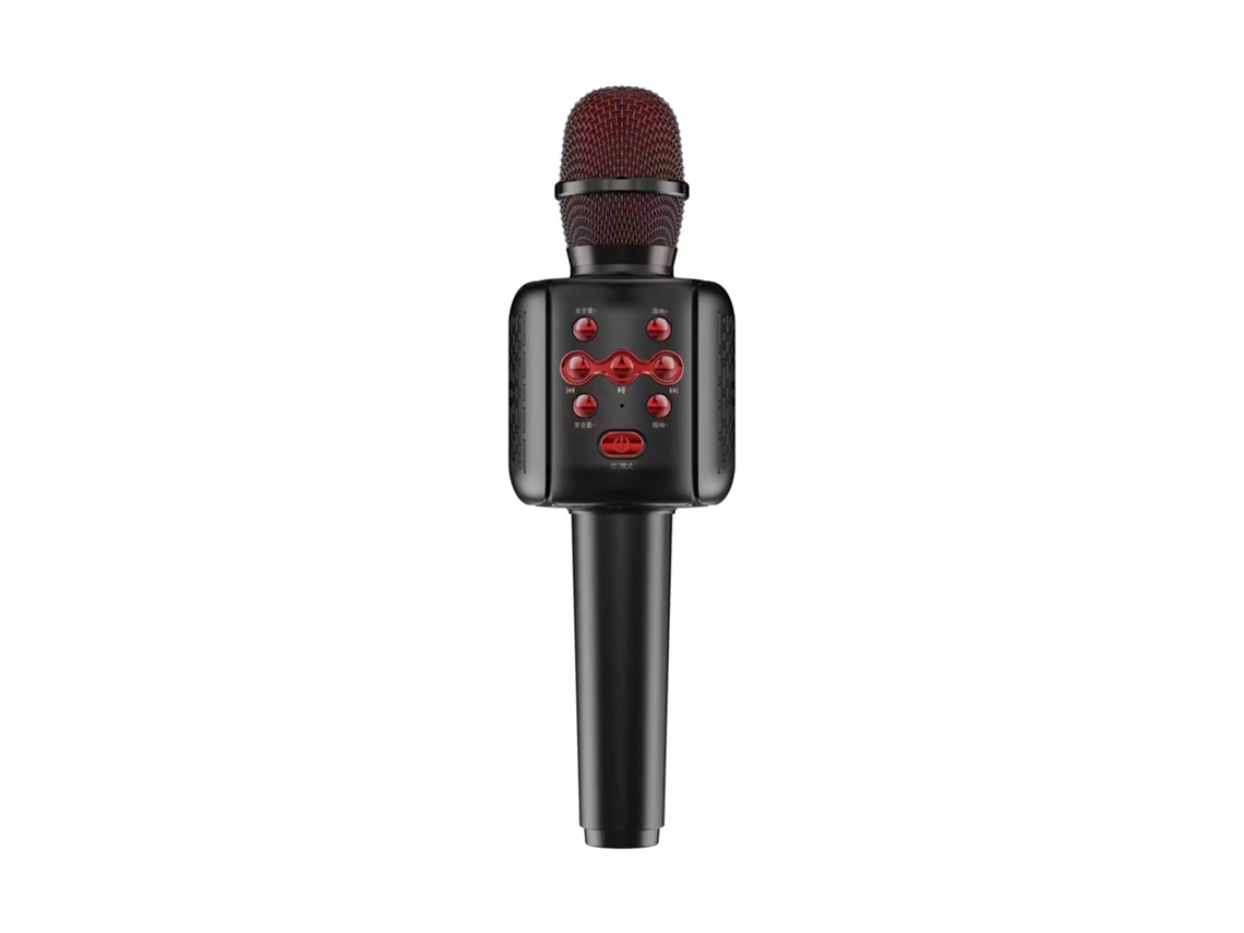 Microfone TOPK Karaoke Haitun Preto