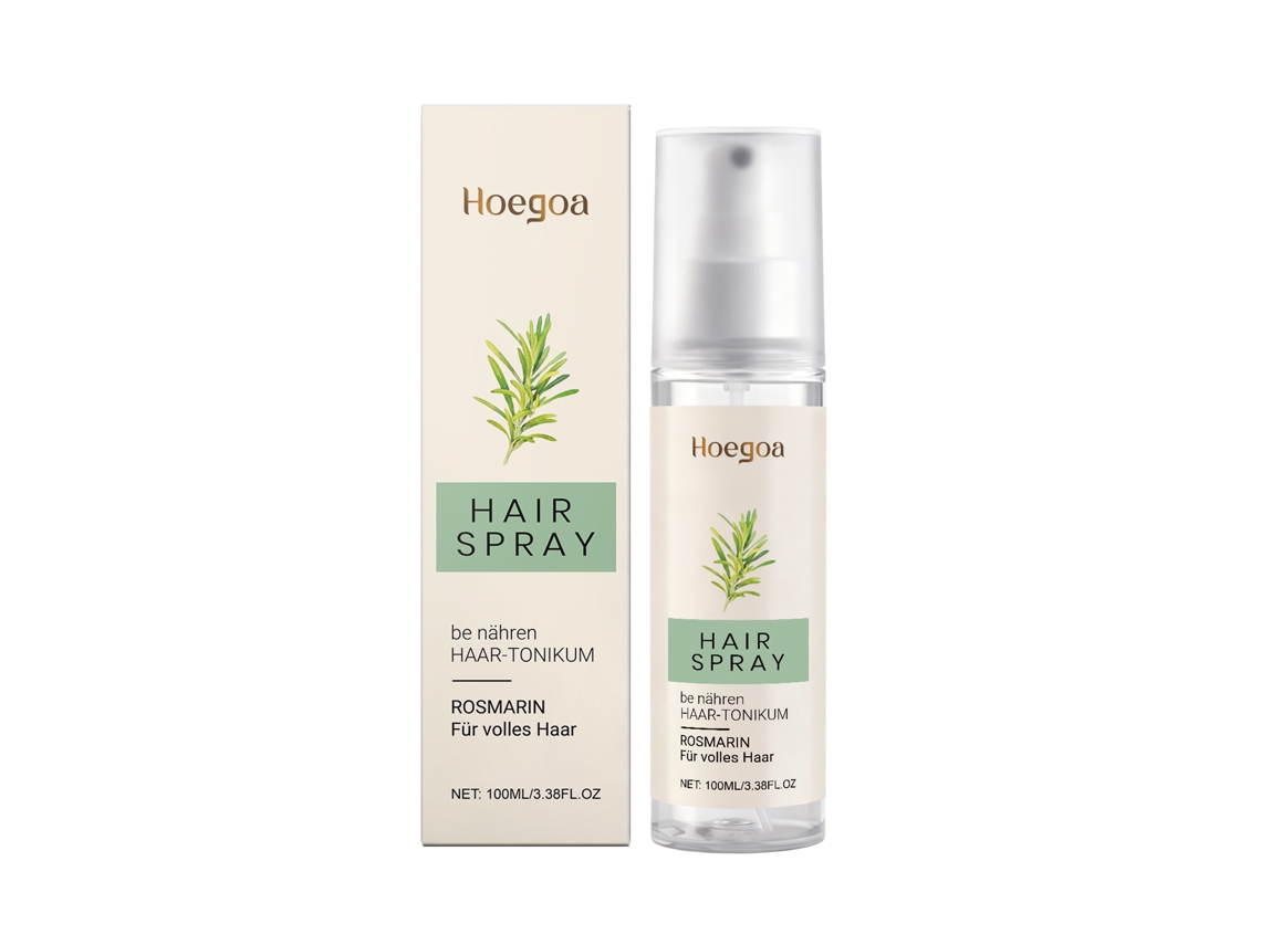 Spray Capilar Hoegoa Alecrim para Dar Volume, Brilho e Nutrir Cabelos Crespos LAXISCREED