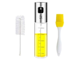 Frasco Spray Recarregável Para Óleo E Azeite, 100 Ml, Para Saladas, Grelhados, Para Aplicação Controlada De Temperos Na Cozinha