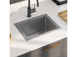 Vidaxl Lava-louça De Cozinha Artesanal Aço Inoxidável