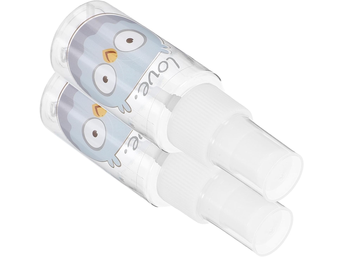 Conjunto De Frascos De Plástico Transparente Vazios Com Bomba Dosadora