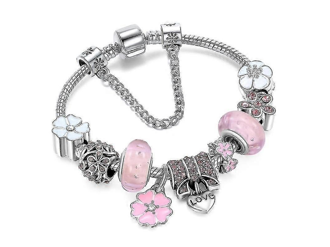 2026 pulseira de Charme Original Pandora Style para Mulheres Moda com Pérolas Diy