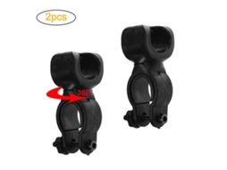 Suporte Mali de Lanterna para Bicicleta com Rotação 360° e Apoio Fixo