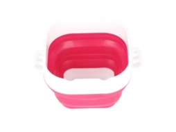 Lavapinceles Plegable Profesional Com Fundo Grosso E Tábua De Limpeza, Cubo De Silicone Para Pintura Acuarela Vermelho