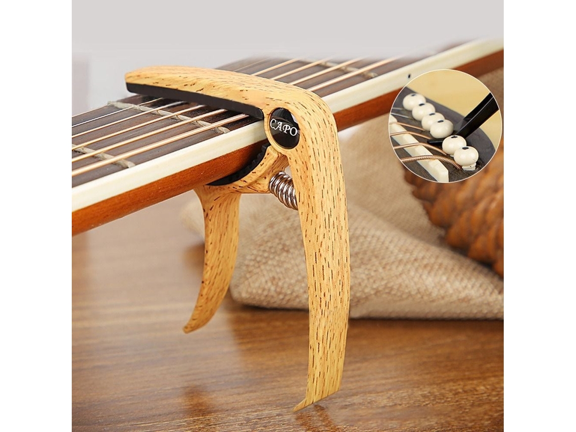 Lurelia Capotraste Com Afinador Para Guitarra