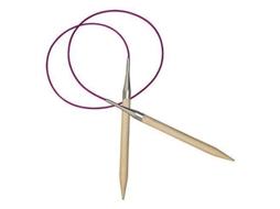 120 Cm X 4 Mm Basix Agulhas Circulares Fixas Em Bétula Knitpro