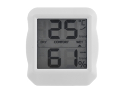 Laxiscreed Termohigrômetro Digital Compacto Para Temperatura E Umidade Com Tela Integrada
