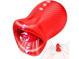 Vibrador De Língua Rosa - Estimulador Clitoriano 4 Em 1 Com 8 Modos De Lambidela E 10 Modos De Vibração, Aspiração E Sexo Anal