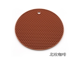 Rebe-almohadilla De Silicona Resistente Ao Calor Para Cozinha, Antiderrapante, Lavável, Ideal Para Panelas E Frigideiras Marrom De 7 Polegadas