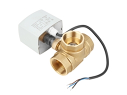 Válvula De Esfera Três Vias Em Latão Dn32 G1-1/4, Laxiscreed, Para Ar Condicionado, 220v Ac