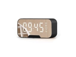 Despertador Com Alto Falante Bluetooth E Luz Led Grave, Mini Alto Falantes Bluetooth Sem Fio Portáteis. Olysi Shop