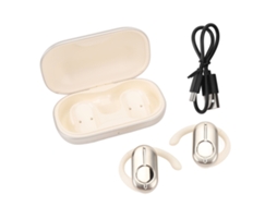 Aetheria fones de Ouvido Sem Fio Condução de Ar Bluetooth 5.3 Open Ear com Cancelamento de Ruído Ipx4 Ouro
