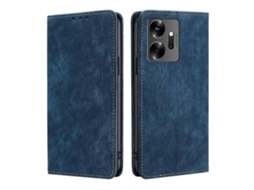 Capa De Couro Magnética Com Escova Antirroubo Rfid Para Infinix Zero 20