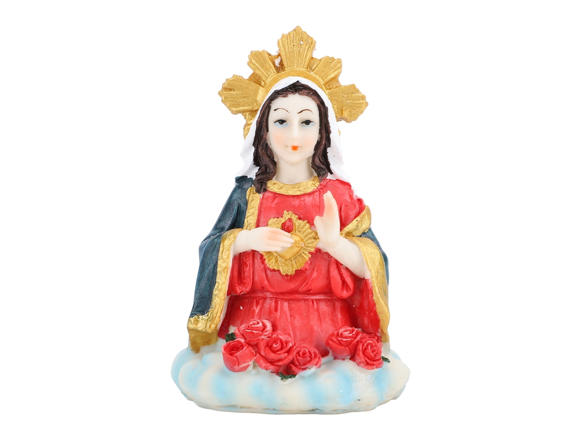 Estátua Busto Maria Virgem LAXISCREED 5 Polegadas Resina