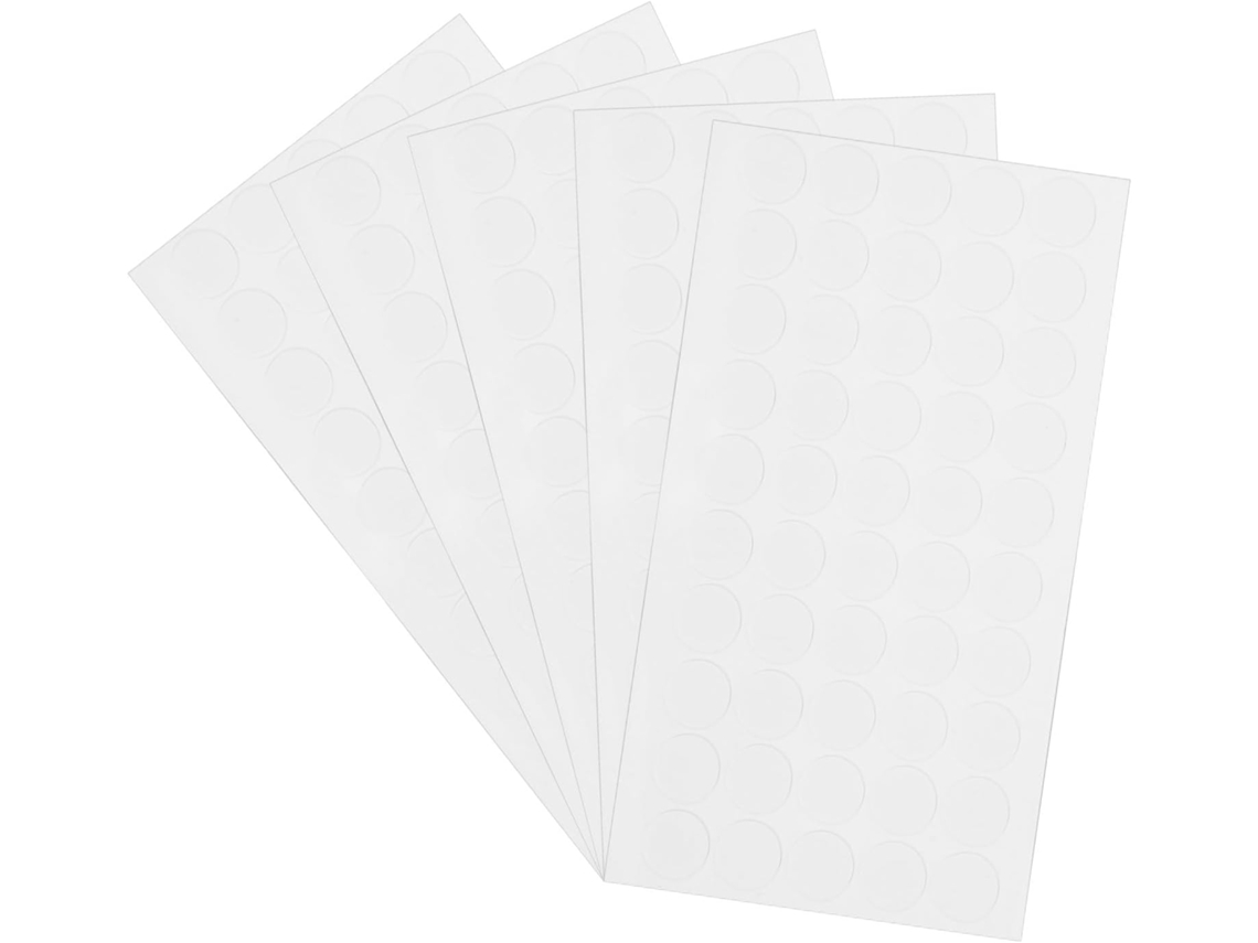 Alipis 600 Unidades De Adesivos Acrílico Redondos Removíveis Dupla Face Para Envelopes E Artesanato