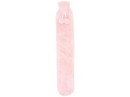Garrafa De Água Quente Para Crianças 1l/2l Com Capa Macia, Segura E Durável, Ideal Para Inverno Rosa
