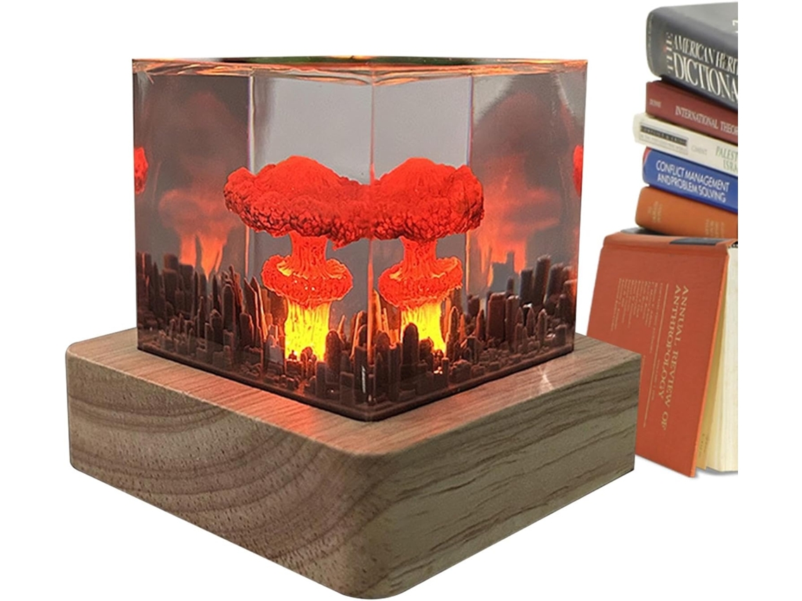 Night Light Novo Cogumelo Criativa Em Formato Nuclear