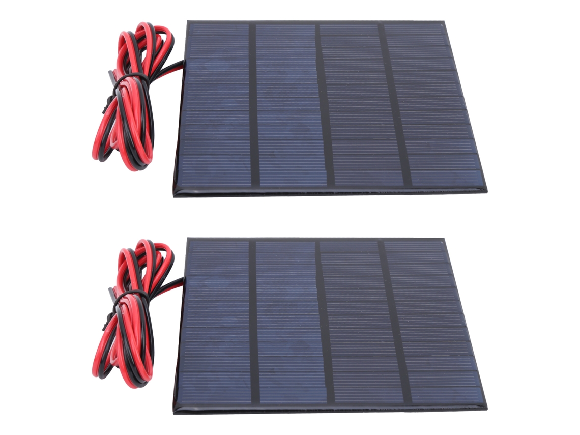 Módulo Solar Mini Com 2 Peças 12v 150ma Cabo 1m