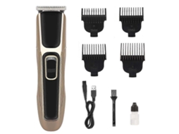 Aparador De Cabelo Masculino Profissional Elétrico Sem Fio, Recarregável Via Usb, Aparador De Barba E Cabelo Com Afiador Automático
