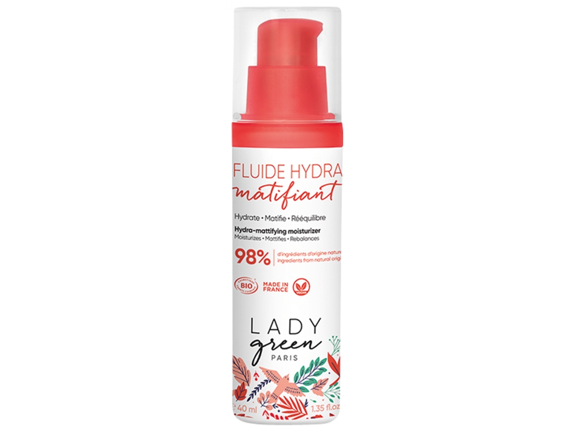 LADY GREEN Fluido Hydra Matificante Bio 40 ml