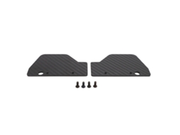 2pcs Aba De Lama Traseira Em Fibra De Carbono Para Arrma Mojave Carro Rc Guardas De Achuva
