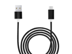 Cabo Tipo Realme Usb Trançado Metros Transferência Dados Carga PH26 Nylon Preto