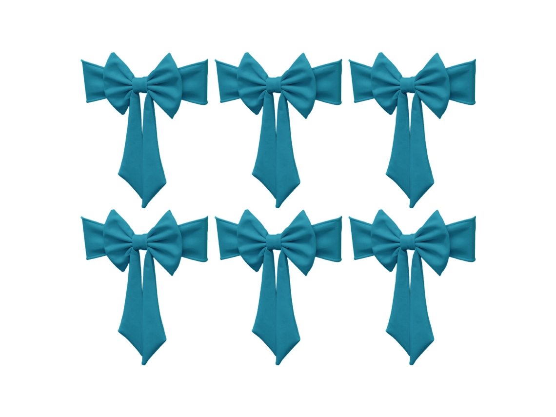 Laxiscreed Pack De 6 Laços De Gravata Sem Corda Para Decoração De Cadeiras